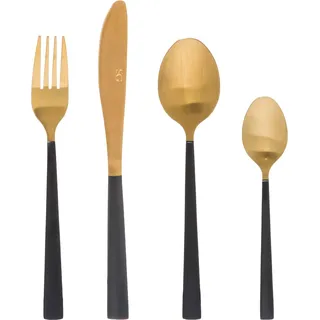 Besteck Electro Satz von 16 Stück Gold