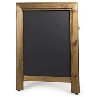Kreidetafeln UK Premium quadratisch Top EIN Rahmen Tafel H: 780 mm X W: 52 x, Holz, schwarz, 62,5 x 45 x 5 cm