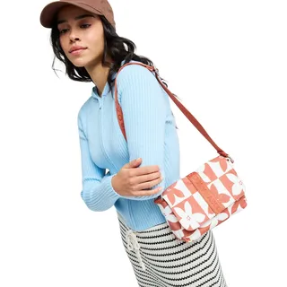 Roxy Gold Dust Girl Schultertasche Baumwolle Ginger Spice Flora