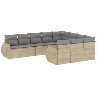 VidaXL 3221888, Hellgrau, Rattan, Stahl, 110 kg, Erwachsene & Kinder, 710 mm, 620 mm - Hellgrau