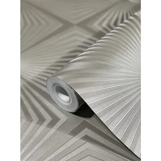 Glööckler Vliestapete Imperial Rauten Pearl