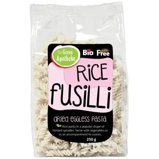 PASTA (WEIßER REIS) FUSILLI GLUTENFREI BIO 250 g - APOTHEKE