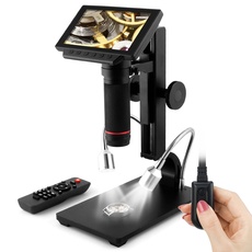 Andonstar ADSM302 Digitales HDMI-Mikroskop für Leiterplatten-Reparatur, 5 Zoll (12,7 cm) Bildschirm, 1080P, als Löthilfe