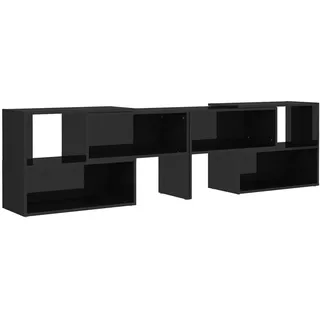 vidaXL TV-Schrank Hochglanz-Schwarz 149x30x52 cm Holzwerkstoff