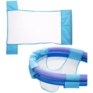 Hezhou Schwimmnudel Netz Sling Schwimmend Nudelstuhl Tragbarer Pool Schwimmstuhl Schwimmnudeln Sling Pool Schwimmnudel Zum Schwimmen Planschen - Nudel Nicht Enthalten (Blau 2)