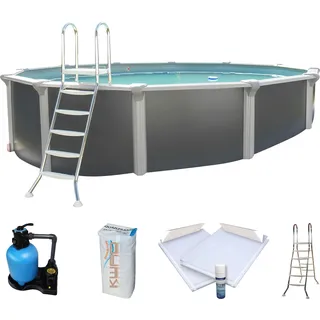 KWAD Rundpool Set 460 x 132 cm inkl. Bodenisolationsset