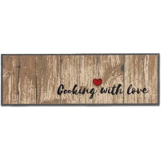 ASTRA Küchenläufer »Miabella 1669« rechteckig 7 mm Höhe waschbar, braun