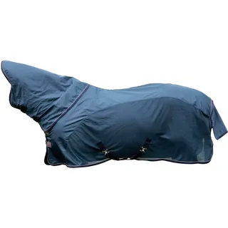 Kentucky Horsewear Fliegendecke Wasserdicht Combo Classic Regendecke Navy 125 - Navy