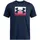 Trainingsshirt Blau/Rot M