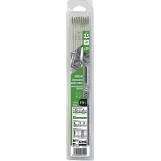 GYS 30 Edelstahl-Elektroden - 316 L - Ø 2,5 mm - Blister