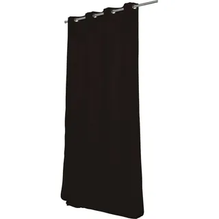 None Wärmeschutzvorhang , Dunkelbraun , Textil , 145x260 cm , Textiles Vertrauen - Oeko-Tex®, Reach, Made in Eu , beliebig kürzbar , Heimtextilien, Vorhänge, Fertigvorhänge, Thermovorhänge