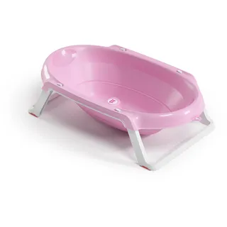 Ok Baby Onda Slim Baby-Badewanne Babywanne Babybadewanne Reisebadewanne Wanne faltbar, Pink