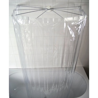 RIDDER 58200-350 Duschfaltkabine Ombrella Brillant, ca. 210x170 cm, transparent