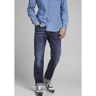 JACK & JONES Regular-fit-Jeans JJICLARK JJORIGINAL JJ 678 NOOS«, blau