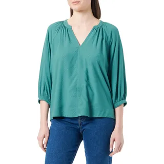 s.Oliver Damen 2135648 Bluse 3/4 Arm, 67A0 grün, 40