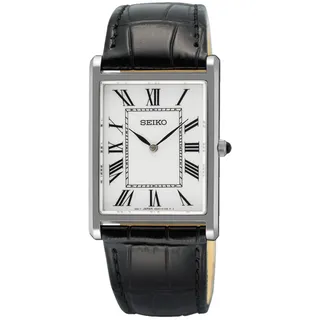 Seiko Damen Analog Uhr mit Leder Armband SWR103P1