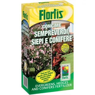 Dünger Für Immergrüne Pflanzen, Hecken Und Nadelbäume 1KG Flortis Garten Hecken
