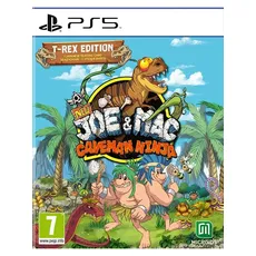 New Joe & Mac: Caveman Ninja - T-Rex Edition - Sony PlayStation 5 - Platformer - PEGI 7