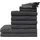 Kristall Handtuchset 10-tlg. grau