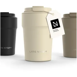 LARS NYSØM Thermo Kaffeebecher 0,38 l Beige