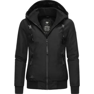 Ragwear Winterjacke »Winterjacke Nuggie Melange«, schwarz