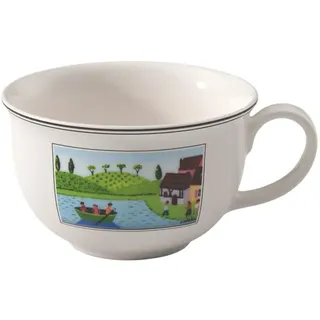 Villeroy & Boch Cappuccinotasse 0,5 l Weiß/Bunt