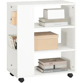 SoBuy Rollcontainer 60x35x75 cm Weiß