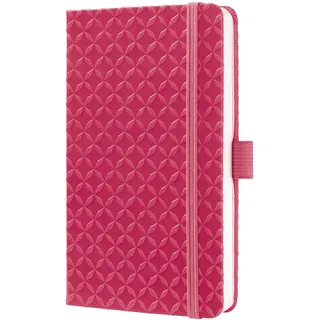 Sigel Notizbuch Jolie® ca. DIN A6 liniert, fuchsia pink Hardcover 174 Seiten, 1 St.