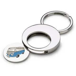 Volkswagen 231087010BJKA Schlüsselanhänger Bulli T1, silber