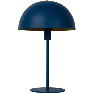 Lucide Tischleuchte , Blau, Messingfarben , Metall , rund , 40 cm , RoHS, Reach , Schnurschalter , Lampen & Leuchten, Innenbeleuchtung, Tischlampen, Tischlampen