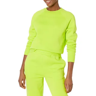 Amazon Essentials Damen Oversize-Reglan-Pullover, Limettengrün, Größe S