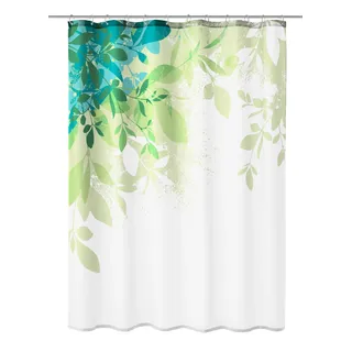 KLEINE WOLKE Duschvorhang Floresta 180 x 200 cm grün