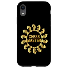 Hülle für iPhone XR Lustiges Schach, Schachmeister, Schachbrett, Schachfiguren & Spiele