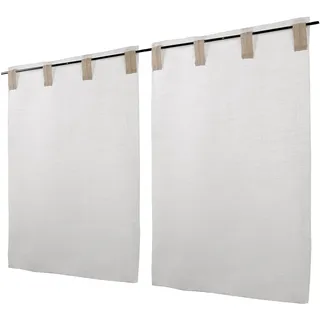 Linder Verglasung, Stoff, weiß, 68x160cm