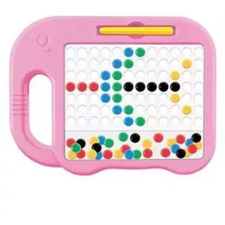 Magnetisches Puzzle in Elefantenform - Rosa