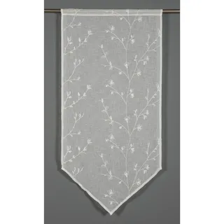 GARDINIA Spitzpanneaux Ösen 60 x 120 cm Weiß 3