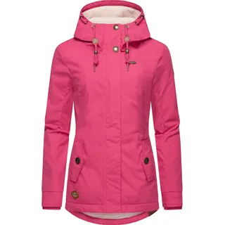 Ragwear Winterjacke "Winterjacke Monade" mit Kapuze Damen Winterparka mit Kapuze und m. Fleece gefüttert, fuchsia24