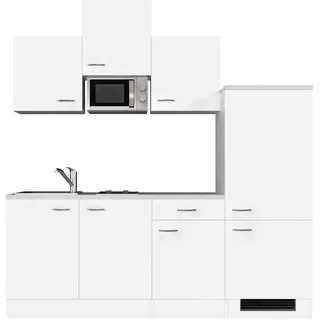 Flex-Well Küchenzeile Wito 210 cm Weiß