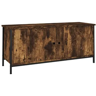 vidaXL TV-Schrank mit Türen Räuchereiche 102x35x45 cm Holzwerkstoff - Braun