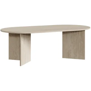 [en.casa] Kynd Beige Holz 119 x 60 x 40 cm