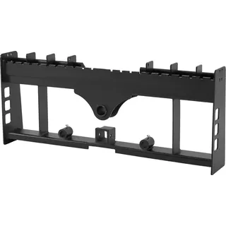 Vevor Kompaktlader, 1814 kg Nenntragfähigkeit, 1150 mm Palettengabelrahmenaufsätze mit 50,8 mm Anhängerkupplung und Speerhülsen, passend für Lader-Traktoren mit Schnellbefestigung, nur Rahmen