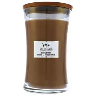 Woodwick Santal Myrrh Duftkerze 609 g braun