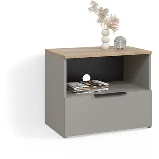 livinity® Piave Lowboard 60 x 50 x 40 cm Grau Spanplatte