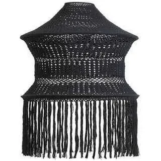 Light & Living Leuchtenschirm , Schwarz , Textil , 82 cm , Lampen & Leuchten, Leuchtenzubehör, Lampenschirme