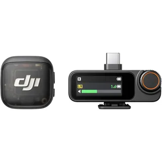 DJI Mic 3 (1 Sender 1 Empfänger), drahtloses Lavalier-Mikrofon für iPhone/Kamera/Android, Ultraleicht, verlängerte Laufzeit & Schnellladung, 400 m Übertragung