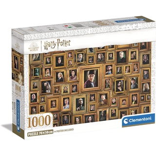 CLEMENTONI Impossible Harry Potter 1000 Teile Erwachsene, schwieriges Puzzle, unmöglich, Made in Italy, Mehrfarbig