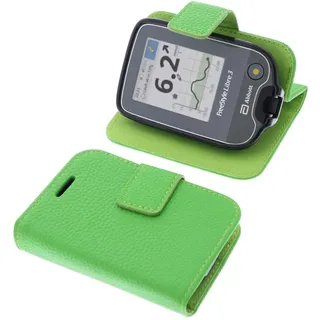 foto-kontor Tasche kompatibel mit Abbott Freestyle Libre 3 Hülle Book Style grün Schutzhülle Buch