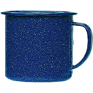 Mil-Tec Western, Emaille-Becher - Blau - 350 ml