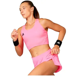 Adidas Adizero Essentials Crop Sport-top - Lucid Pink - M