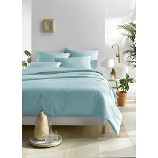 De Witte Lietaer bettbezug Olivia 260x240 cm Baumwolle, hellblau - Hellblau